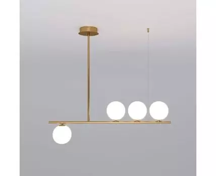 Подвесной светильник со стеклянными плафонами 70136/4 золото