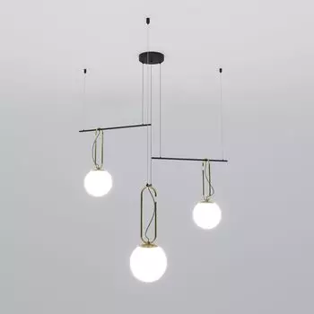 Подвесной светильник со стеклянными плафонами 70143/3