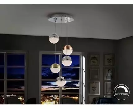 Подвесной светильник Sphere 5L LED разноцветный
