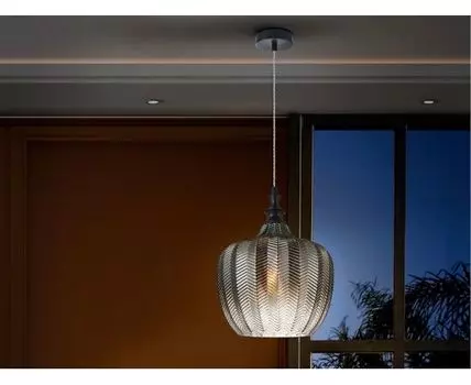 Подвесной светильник Spiga дымчатый 1L 24 см