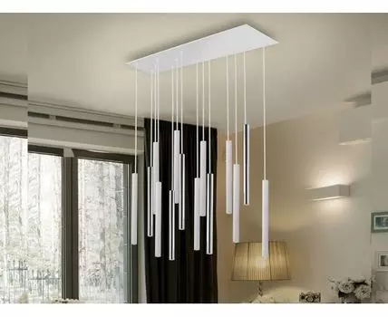 Подвесной светильник Varas 14L белый/хром