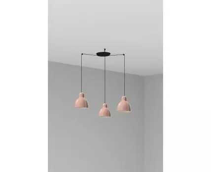 Подвесной светильник VENICE 200 3L розовый 1xE27 3L