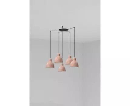 Подвесной светильник VENICE 200 5L розовый