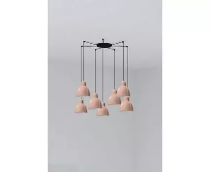 Подвесной светильник VENICE 200 7L розовый 1xE27 7L