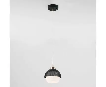 Подвесной светильник в стиле лофт 50106/1 античная бронза / черный