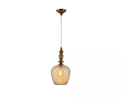 Подвесной светильник (золотистый)