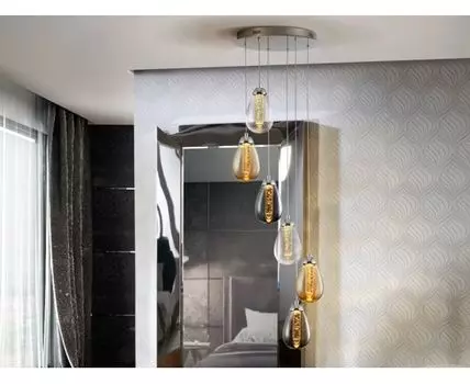 Подвесной светильникTaccia 6L хром/разноцветный