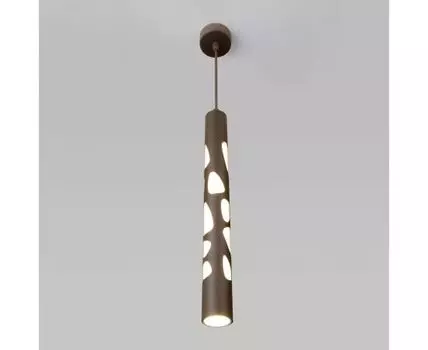 Подвесной светодиодный светильник DLR037 12W 4200K кофейный