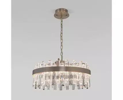 Подвесной светодиодный светильник с хрусталем 417/1