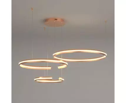 Подвесной светодиодный светильник с пультом управления 90180/3 золото