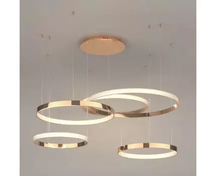 Подвесной светодиодный светильник с регулировкой цветовой температуры и яркости 90175/5 медный