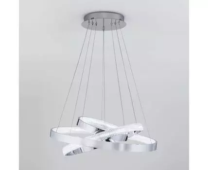 Подвесной светодиодный светильник с регулировкой цветовой температуры и яркости 90176/3 хром