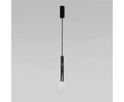Подвесной светодиодный светильник со стеклянным плафоном 50253/1 LED черный
