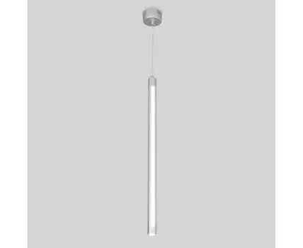 Подвесной светодиодный светильник в стиле минимализм 50189/1 LED серебро