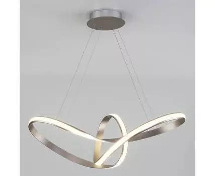 Подвесной светодиодный светильник в стиле минимализм 90174/1 сатин-никель