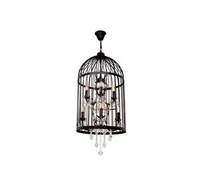Подвесные люстры Vintage Birdcage (Черный)
