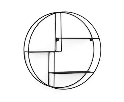 Полка Across 60 металл черный