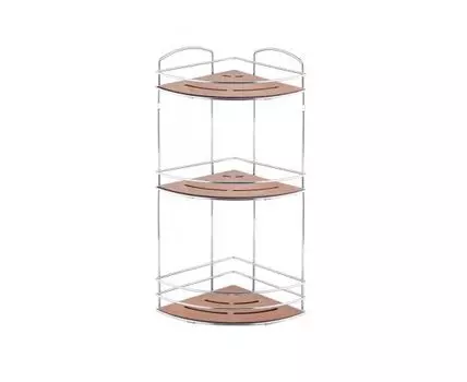 Полка BK (светло-коричневый, хром, 21)