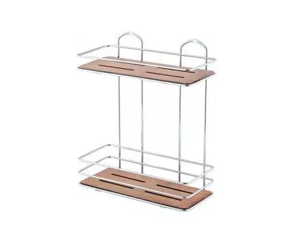 Полка BK (светло-коричневый, хром, 30)