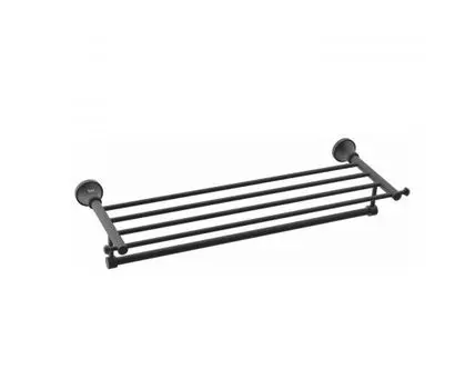Полка для полотенец Rose RG1908H, черный