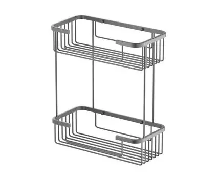 Полка двойная Timo Saona 13083/18 черное золото