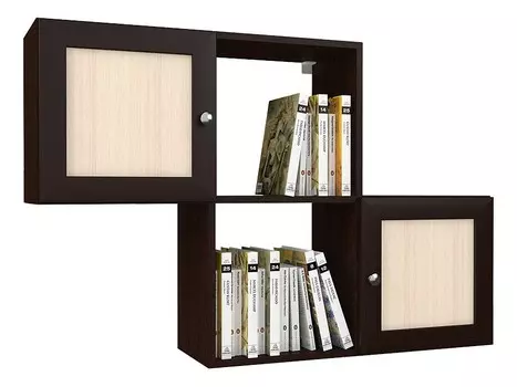 Полка книжная Мебелайн-2
