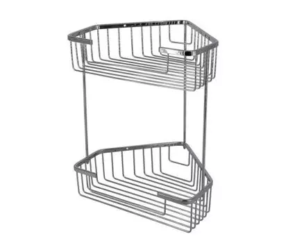 Полка металлическая угловая D-Lin D201305, хром