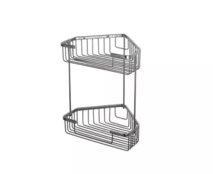 Полка металлическая угловая Haiba HB335-1, хром