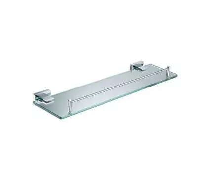 Полка стеклянная BELZ B90207, хром