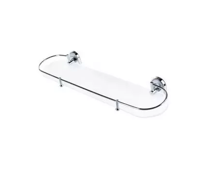 Полка стеклянная D-Lin D260700-1, хром