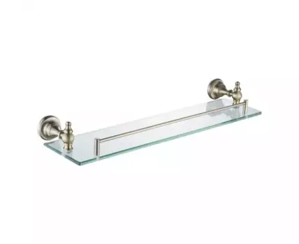 Полка стеклянная Rose RG1119Q, бронза