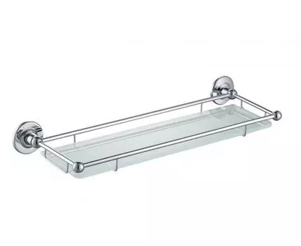 Полка стеклянная Timo Nelson 150072/00, хром