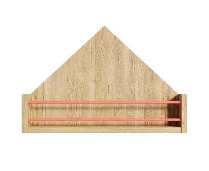 Полка ТРИКЕНТ - Коралловый