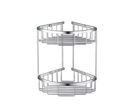 Полка угловая двойная Timo Saona 13082/00 хром