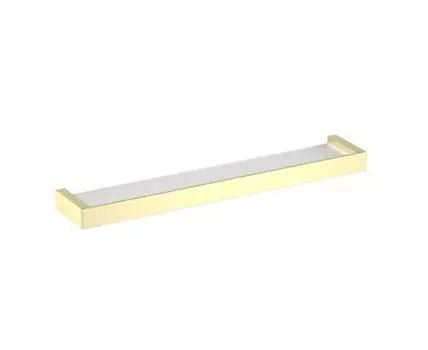 Полка в ванную стеклянная Timo Petruma 15272/17 золото матовое