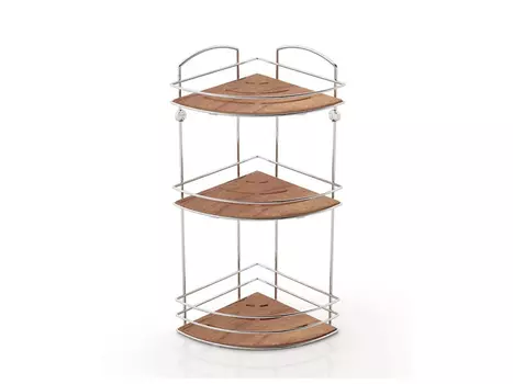 Полка в ванную угловая