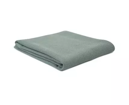 Полотенце банное вафельное цвета шалфея