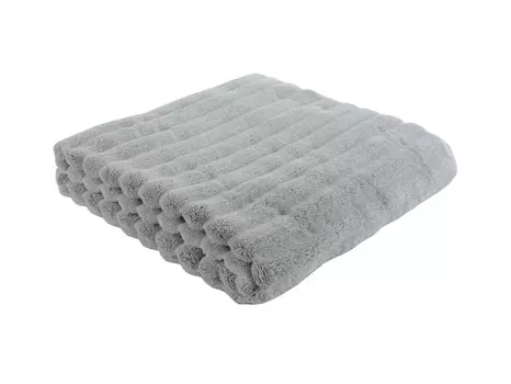 Полотенце банное Waves серого цвета Essential