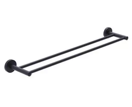 Полотенцедержатель двойной Timo Saona Black 13056/03