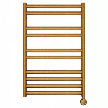 Полотенцесушитель электрический Lemark Status LM44810EBR П10 500x800, левый/правый, бронза