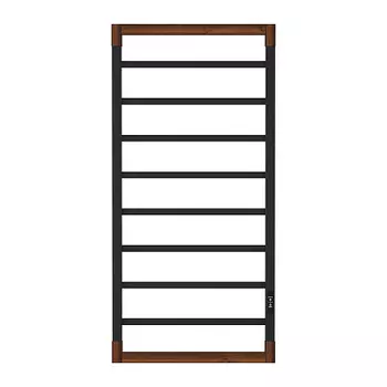 Полотенцесушитель электрический OPADIRIS Беланто OS12351BN черный матовый/светлый орех