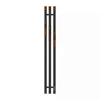 Полотенцесушитель электрический OPADIRIS Мираж OS83322BN накладные крючки, черн.матов./светлый орех