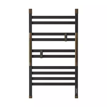 Полотенцесушитель электрический OPADIRIS Риспекто OS39359BA 2 крючка, черн.матовый/антикварный орех