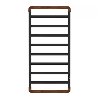 Полотенцесушитель электрический OPADIRIS Ромео OS11351BN черный матовый/светлый орех