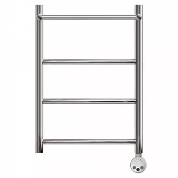 Полотенцесушитель электрический Point Афина PN04146PE П3 400x600 с полкой левый/правый, хром