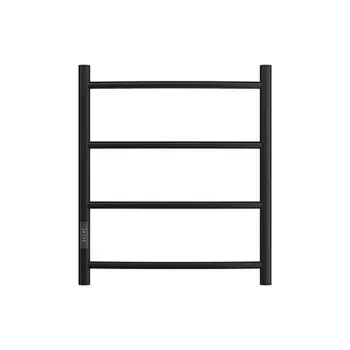 Полотенцесушитель электрический Point Афина PN04756B П4 500x600 диммер слева, черный