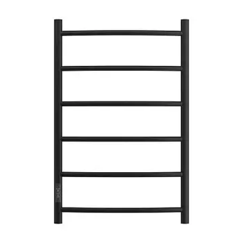 Полотенцесушитель электрический Point Афина PN04758B П6 500x800 диммер слева, черный