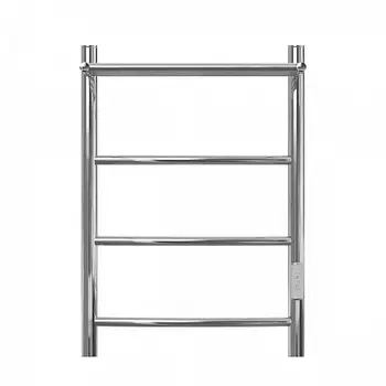 Полотенцесушитель электрический Point Афина PN04846P П3 400x600 с полкой, диммер справа, хром