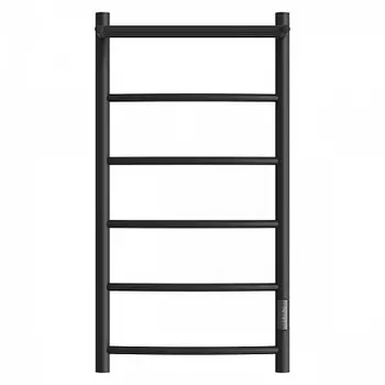 Полотенцесушитель электрический Point Афина PN04848PB П5 400x800 с полкой, диммер справа, черный
