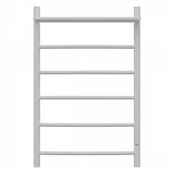 Полотенцесушитель электрический Point Афина PN04858PW П5 500x800 с полкой, диммер справа, белый